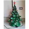 Image 1 : Vintage ceramic light up Christmas tree.