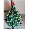 Image 2 : Vintage ceramic light up Christmas tree.