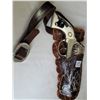 Image 7 : Mid century child metal cap gun & holster.