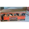 Image 2 : Coca-Cola vintage 1974 reproduction tray of 1927 calendar girl. Collector glasses & tin.