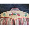 Image 6 : One of a kind. Vintage hand painted western Christmas shirt.