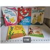 Image 1 : 5 Vintage Dr. Seuss books including On Beyond Zebra (1955 banned). Other 4 print dates 1962, 1965, 1