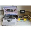 Image 1 : Revell P-40B Tiger Shark model plane & paints.