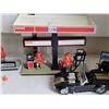Image 3 : Vintage 1981 Playmobile Esso Service Station, 1974 people & 1965 Shelby Cobra diecast car.