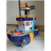 Image 6 : Older Fisher Price Tug boat/ moving parts & Pirate ship.