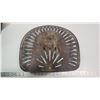 Image 3 : Cast Iron tractor seat - Frost and Wood - 16"x16"