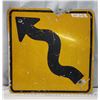 Image 1 : Winding Road highway sign