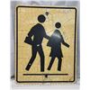 Image 1 : People crossing highway sign