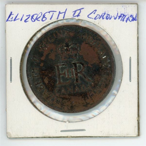 Elizabeth II coronation coin