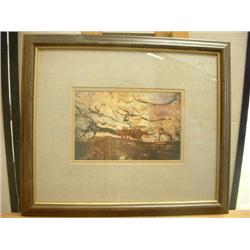 Cave Lithograph