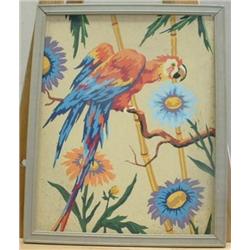Paint-by-number Parrot