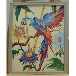 Paint-by-number Parrot