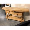 Image 2 : KNOTTY PINE 55" WIDE HALL TABLE