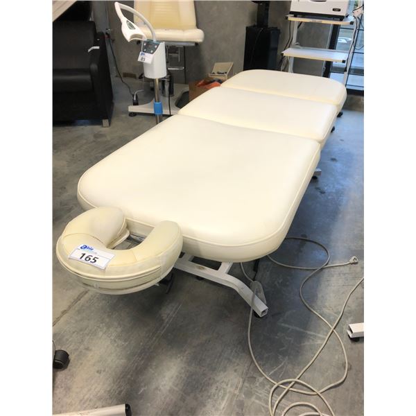 EQUIPRO WHITE ELECTRIC RECLINING MASSAGE TABLE