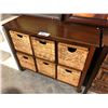 Image 1 : 40"W 6 COMPARTMENT STORAGE CREDENZA