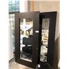 Image 1 : TWO 37" X 80" FRAMED MIRRORS AND 3 WALL MOUNTABLE MIRRORS