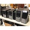 Image 1 : 7 MISC DESKTOP COMPUTERS WITH NO HDD