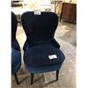 Image 2 : 4 BLUE TUFTED SPA RECEPTION CHAIRS