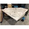 Image 2 : GLASS WORLD 8 JET 60" X 60" JETTED TUB (WORKING CONDITION UNKNOWN)
