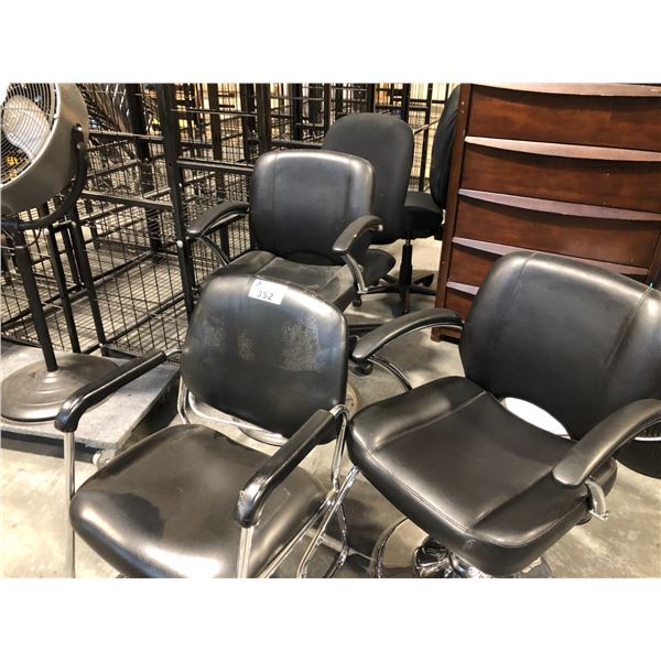 5 MISC SPA AND OFFICE CHAIRS (PARTS OR REPAIR ONLY)