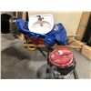 Image 1 : 13 GALLON SHOP VAC, WHEELBARROW AND SINK