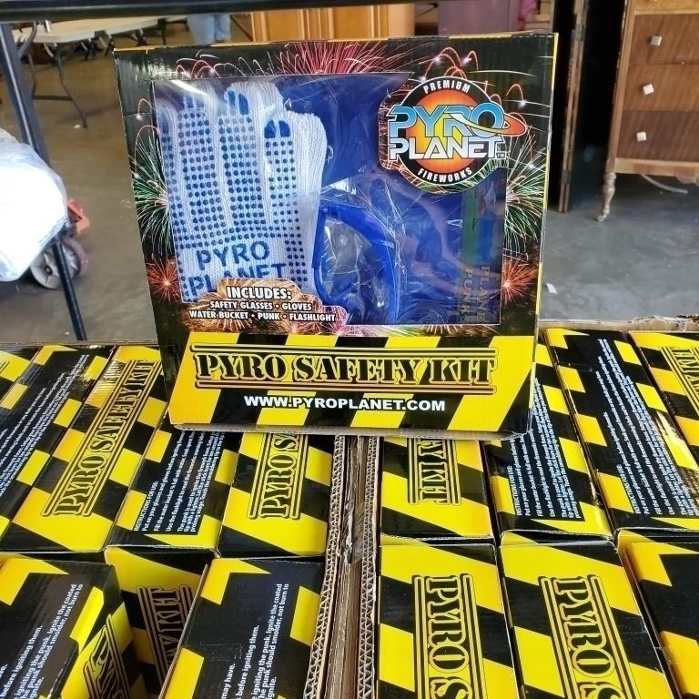 CASE OF 24 NEW PYRO SAFETY KITS
