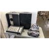 Image 1 : YAMAHA MIXER WITH TRAYNOR SPEAKER AND BLACK SPEAKER