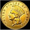 Image 1 : 1874 $3 Gold Piece CLOSELY UNCIRCULATED