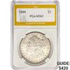 Image 1 : 1899 Morgan Silver Dollar PGA MS62