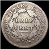 Image 2 : 1833 Classic Head Half Cent NICELY CIRCULATED