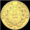 Image 2 : 1852-A France .1867oz Gold 20 Francs CLOSELY UNCIR