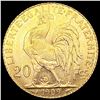 Image 2 : 1909 France .1867oz Gold 20 Francs CHOICE BU