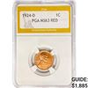 Image 1 : 1924-D Wheat Cent PGA MS63 RED