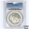 Image 1 : 1943-D Walking Liberty Half Dollar PCGS MS64