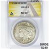 Image 1 : 1924-S Silver Peace Dollar ANACS AU53