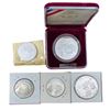 Image 2 : 1991-2012 Varied US Commem Silver Coinage (5 Coins
