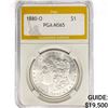 Image 1 : 1880-O Morgan Silver Dollar PGA MS65