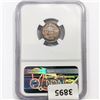 Image 2 : 1901 Barber Dime NGC MS62