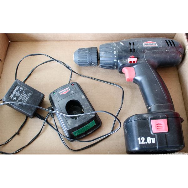 JOBMATE 12V CORDLESS DRILL WITH CHARGER