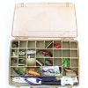 Image 1 : FISHING TACKLE BOX WITH VINT. TACKLE