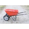 Image 1 : YARDWORKS 2 WHEEL GARDEN / YARD WHEELBARROW