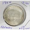 Image 1 : 1964 NORWAY SILVER 10 KRONER COIN 20GM