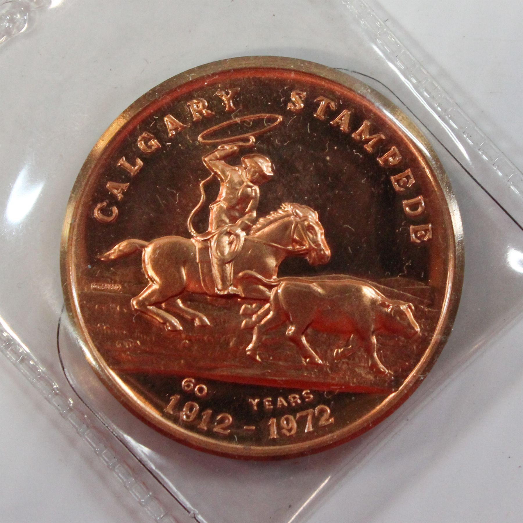 60 YEAR CALGARY STAMPEDE MEDALION