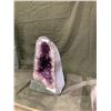 Image 2 : AMETHYST CATHEDRAL BRAZIL NATURAL APPROX 13.5X7" 14.45KG- RETAIL $7000