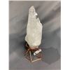 Image 2 : CLEAR ROUGH QUARTZ ON STAND APPROX 4.5"- RETAIL $1659