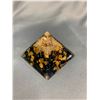 Image 2 : BLACK TOURMALINE MATRIX ORGONITE PYRAMID APPROX 2.5"- RETAIL $349