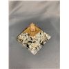 Image 2 : BLACK TOURMALINE ORGONITE PYRAMID APPROX 2.5"- RETAIL $349