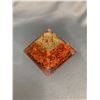 Image 2 : JASPER ORGONITE PYRAMID APPROX 2.5"- RETAIL $349