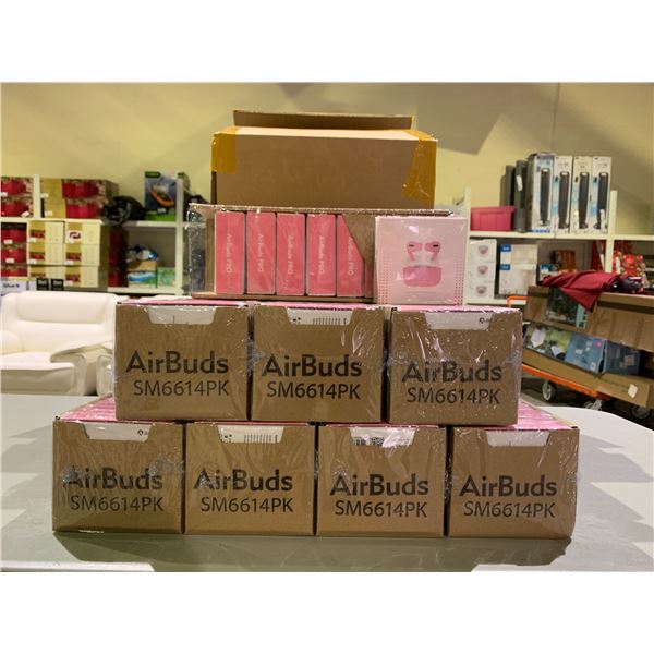 *ALL NEW* CASE OF 72 ACCENT AIRBUDS PRO SM6614PK (PINK)