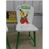 Image 3 : Pair of Wooden Kids Chairs with Bert from Sesame Street